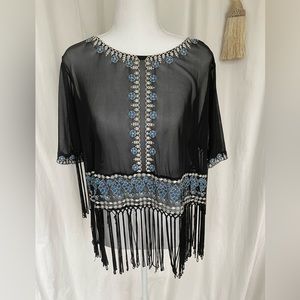 TopShop Fringed Top